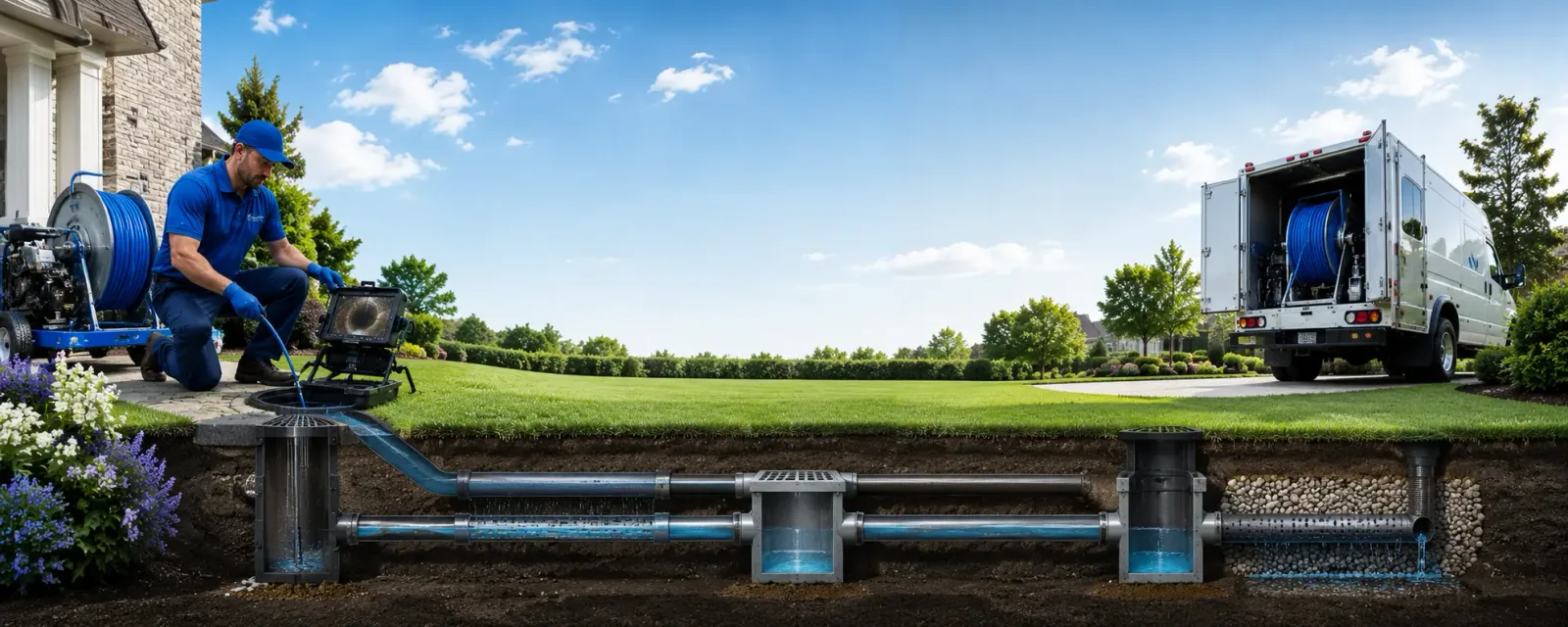 Outdoor drain cleaning information for Burbank, CA